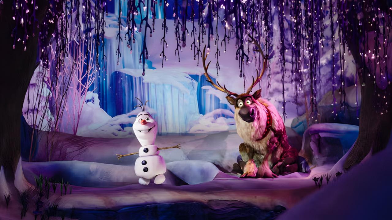 Olaf and Sven in World of Frozen
                