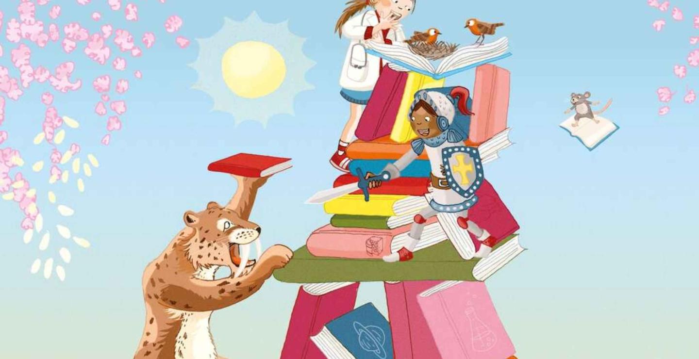 Illustratie VerhalenToren Feestje Hotel Zweefkees voor kinderen vanaf 8 jaar