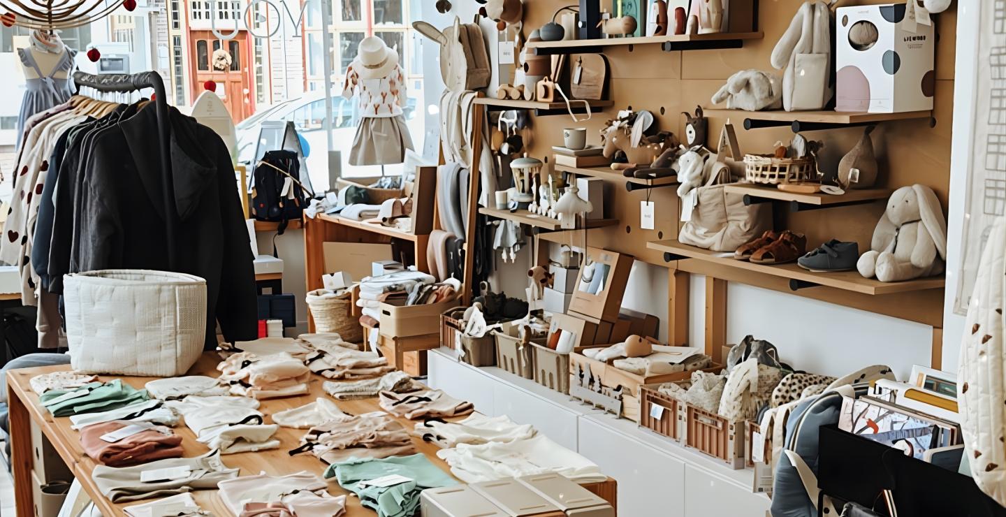 Clothing and gift items from children's concept store LittleYou